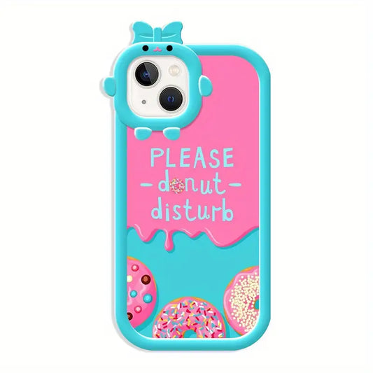 Girl Powder Ice Cream Donut Cute Monster Lens Case For IPhone