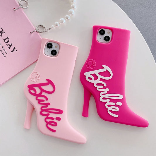 Personality Barbie High Heels Smartphone Shell Y2K Girls Iphone Case